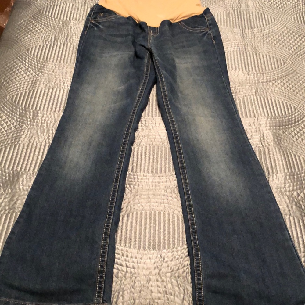 Maternity bootcut jeans